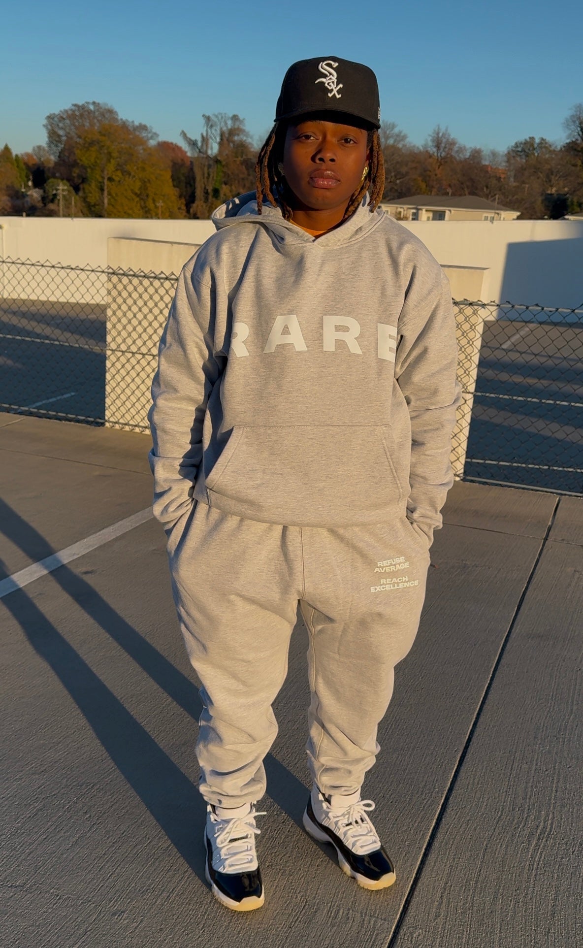 Gray RARE Hoodie