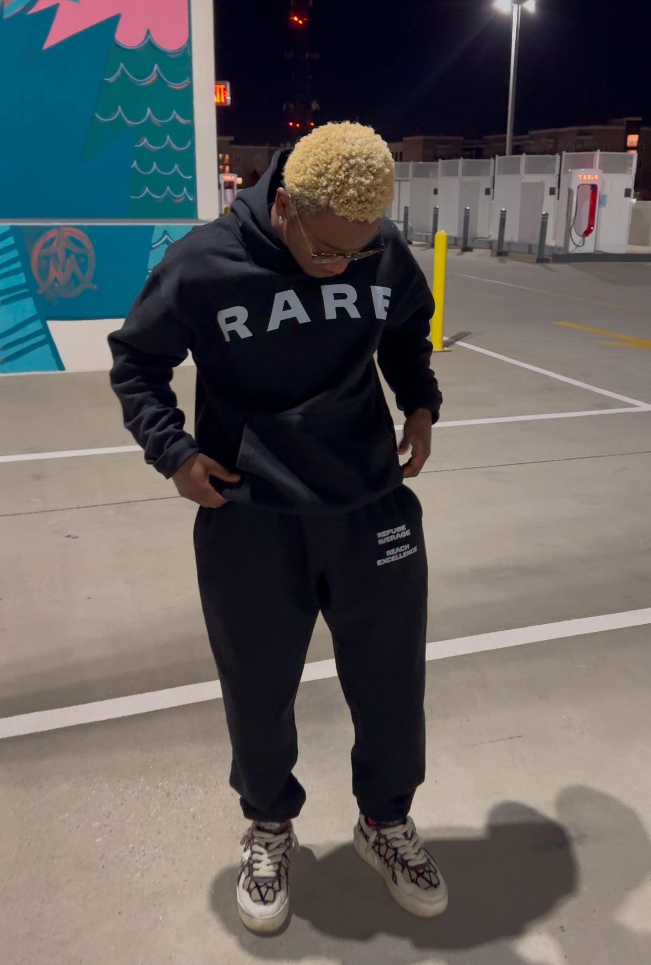 Black RARE Hoodie